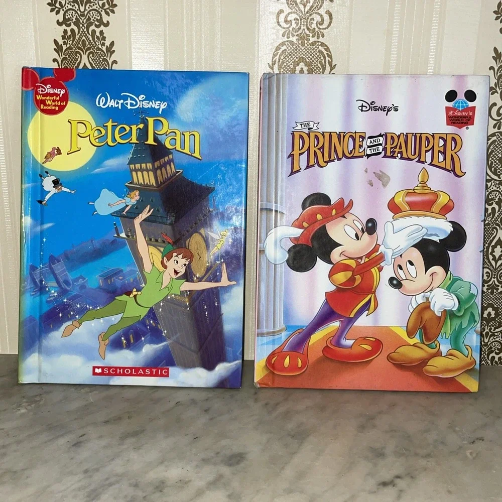 Disney Classics Scholastic Hardcover Books Stories‎ Eight - Bugs Cars Bambi Pan